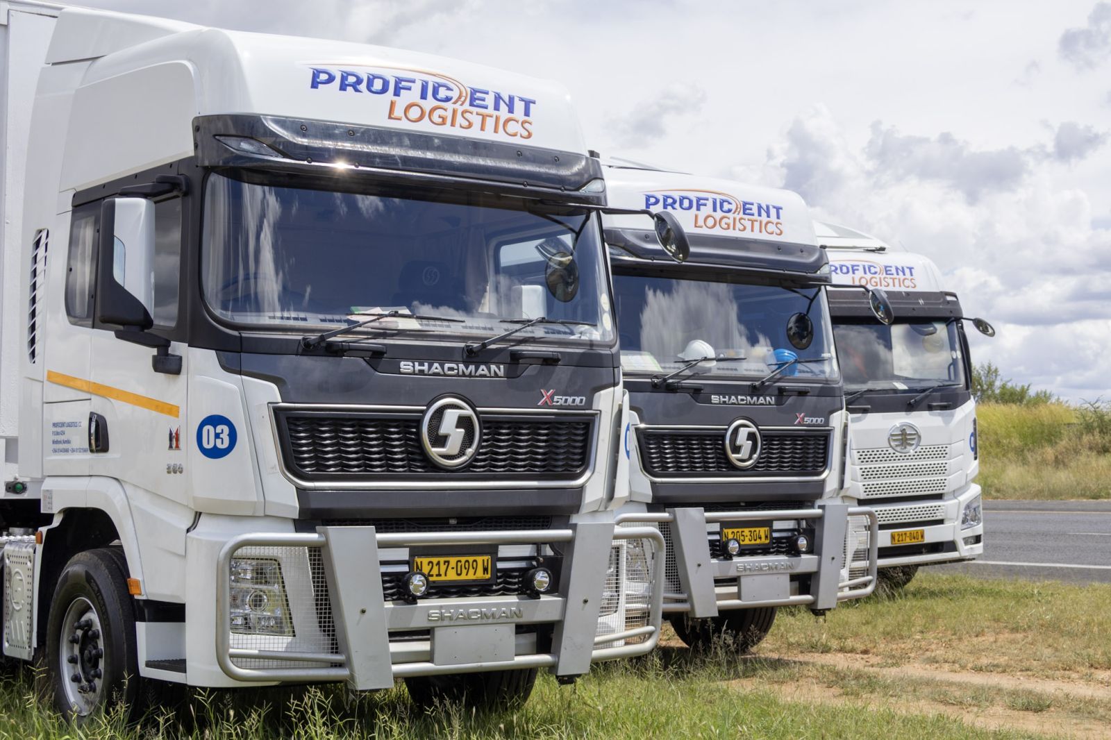 Proficient Logistics Shacman trucks